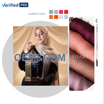 Crepe Chiffon Hijab Manufacturer - Women's Smooth Square Style Traditional Scarf for Muslims