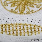 Muslim Hat Manufacturer - New Style Prayer Exquisite Gold Thread Full Embroidery Turkish for Men