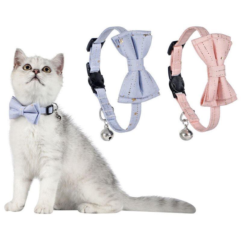 Cat Bow Tie Manufacturer - Classic Stylish Polyester Adjustable Safe Cute Animal Print