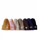 Wool Hat Manufacturer - Autumn Winter for Boys and Girls Cute Ins Baby Ear Cover Hat With Embroidered Candy