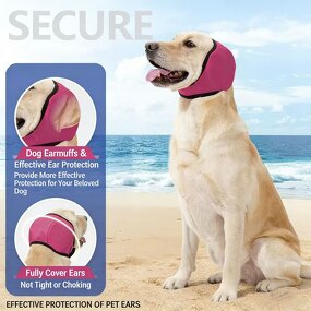 Pet Ear Muffs Manufacturer - Dog Cat Anxiety Relief Noise Cancelling Wrap Calm Nylon Accessory