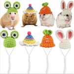 Pet Hat Manufacturer - Handmade Winter Small Frog Rabbit Carrot Pagoda Knitted for Hamsters
