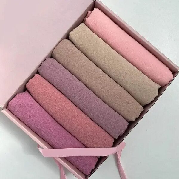 Long Chiffon Hijab Manufacturer - Customizable Ethnic Printed Dot Floral Shawl Women Pearl Headscarf Logo