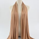 Fashion Scarf Manufacturer - Wholesale Mercerized Cotton Premium Jersey Hijab Muslim Women Stretchy Rayon