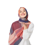 Printed Chiffon Hijab Manufacturer - Premium Trendy Argyle Crinkle Shawl Bubble Pop for Summer