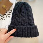 Jacquard Beanie Hat Manufacturer - Solid Outdoor Warm Padded In-Stock Fashion Wholesale Men Women European