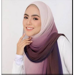 Islamic Bawal Tudung Manufacturer - Premium Quality Bubble Chiffon Printed Pleated Head Scarf