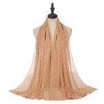 Gradient Shawl Manufacturer - High Quality Flower New Fashion Muslim Gauze Convenient Arab Hijab