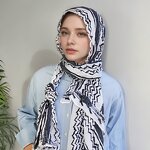 Printed Hijab Scarf Manufacturer - Hot-Selling Spring Summer Versatile Fashionable Mixed Colors From Factory