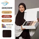 Cotton Stretch Scarf Manufacturer - Autumn Fashion New Monochrome Ladies Traditional Shawl Gift for Muslims Boxed