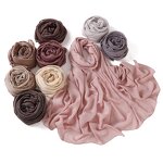 Modal Scarf Manufacturer - High Quality Monochrome Thin Edge Rayon Shawl Long and Breathable