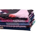 Printed Chiffon Hijab Manufacturer - Premium Trendy Argyle Crinkle Shawl Bubble Pop for Summer