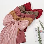 Bright Silk Chiffon Scarf Manufacturer - Cross-Border New Style Cool Breathable Solid Color Simple Malay Indonesian