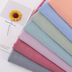 Abaya Robe Fabric Manufacturer - Middle East Women's 68 Widened Satin Dress Ice Silk Wrinkle Polyester Summer Eid