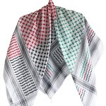 Men's Yashmagh Manufacturer - Shemagh Arafat Scarf Keffiyeh Long Square Arabic Hijab Cap Black Modal
