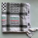 Men's Yashmagh Manufacturer - Shemagh Arafat Scarf Keffiyeh Long Square Arabic Hijab Cap Black Modal