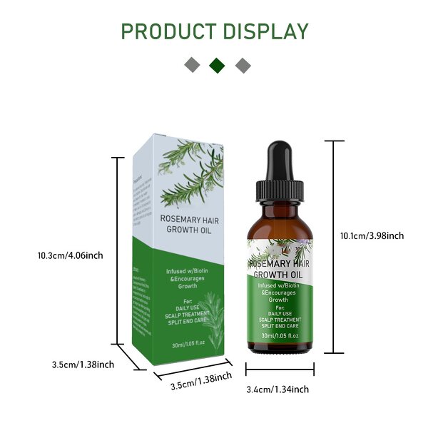 Hair Growth Oil Factory - Own Brand Organic Rosemary Tea Tree Keratin