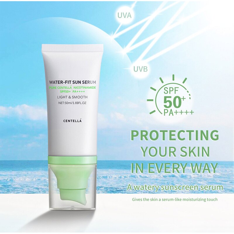 Sun Serum Manufacturer - Centella SPF50 Moisturizing Non-Sticky UV Protection