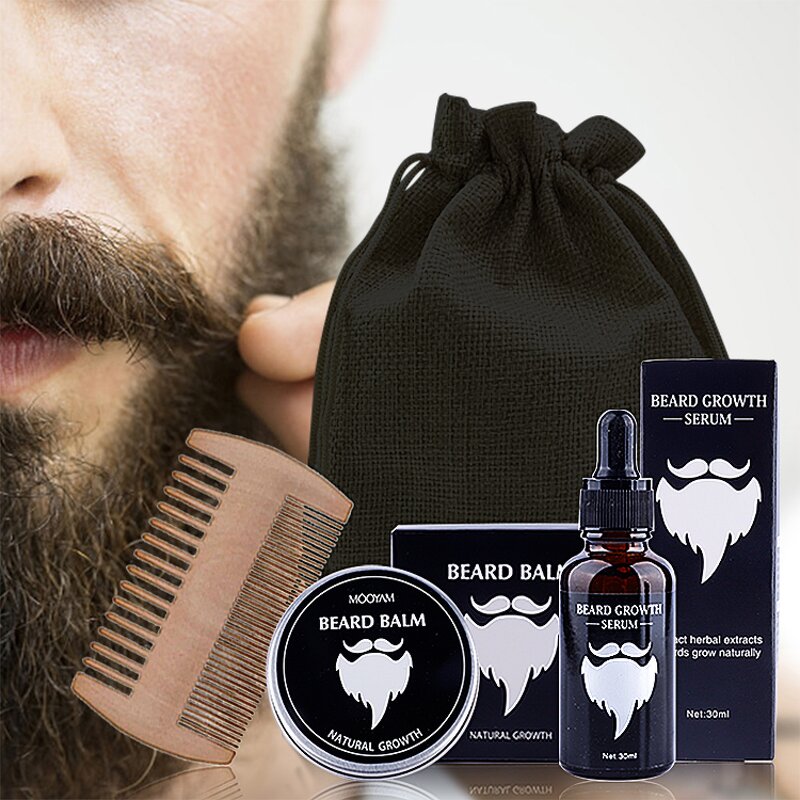 Beard Care Kit Manufacturer - OEM Men's Grooming Herbal Oil