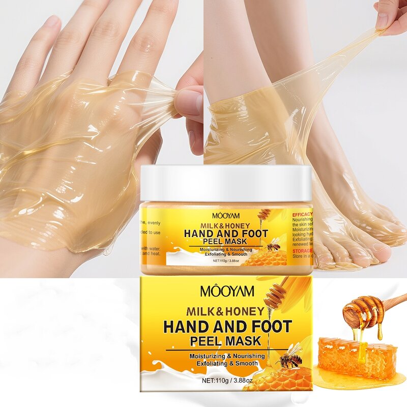 Hand Foot Peel Mask Factory - Private Label Milk Honey Softening