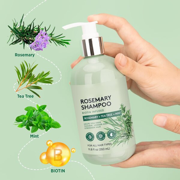 Hair Growth Shampoo Factory - Tea Tree Oil Rosemary Vegan