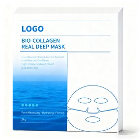Crystal Sheet Mask Manufacturer - Two-Piece Korean Vegan Hydrating