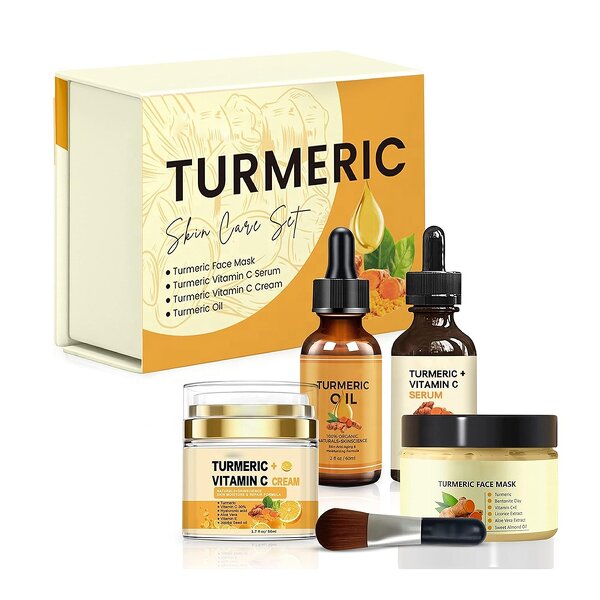 Glow Boosting Set Factory - Turmeric Acne Dark Spot Remover