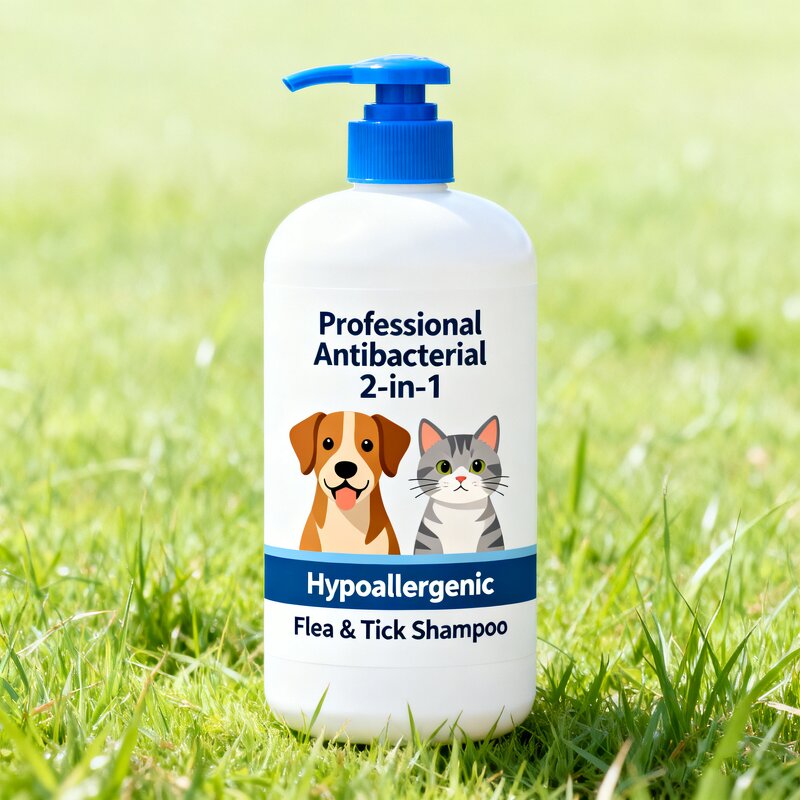 Flea Shampoo Manufacturer - Professional Antibacterial 2-in-1