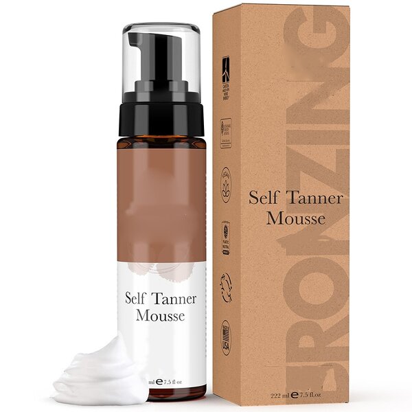 Tanning Mousse Manufacturer - Vegan Dark Body Self Foam Tanning Tanner