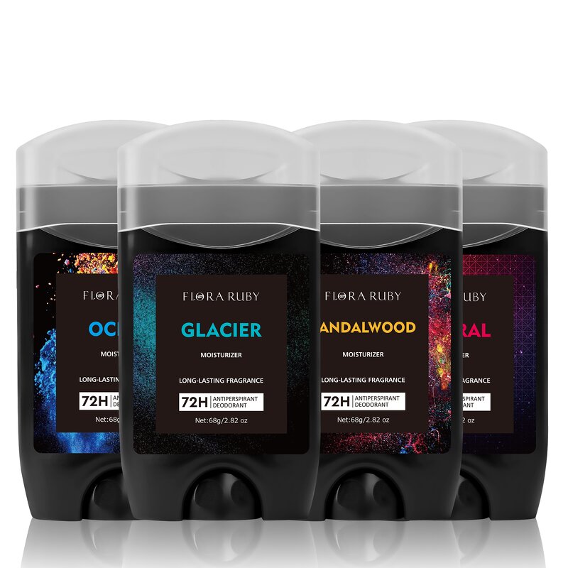 Men's Deodorant Factory - Flora Ruby 72H Full Body Natural Roll On Refillable