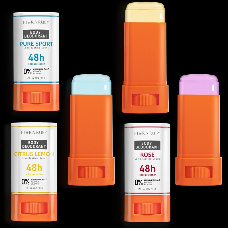 Deodorant Stick Manufacturer - FLORA RUBY Private Label 48h Mini Aluminum Free Natural