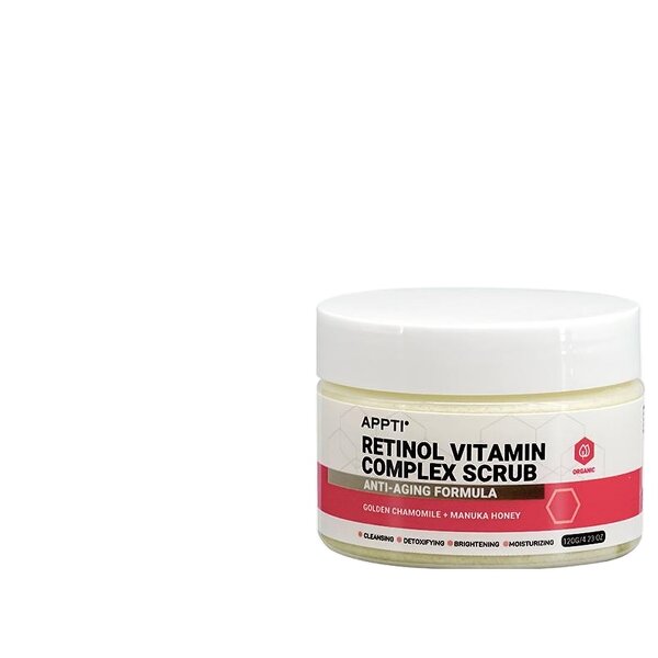 Retinol Scrub Factory - Exfoliating Whitening Brightening Facial Scrub