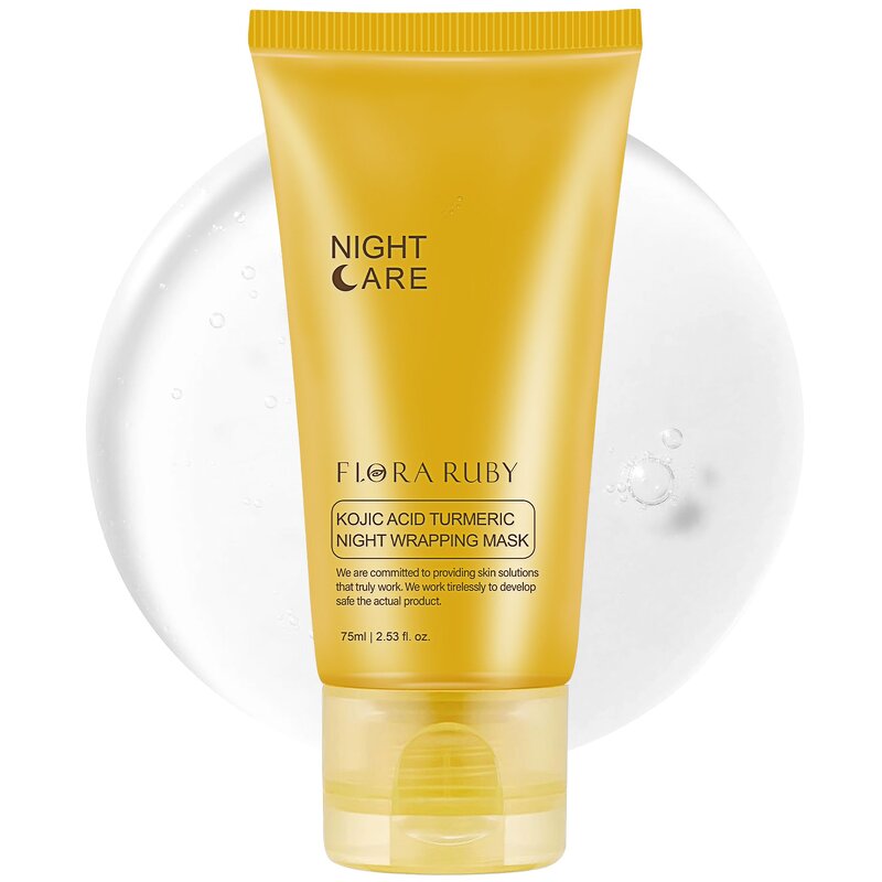 Peel Off Mask Manufacturer - Private Label Kojic Acid Turmeric Overnight Wrapping