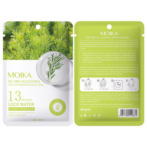 Tea Tree Mask Factory - Skin Care Repair Green Tea Anti Oxidation Oil Control