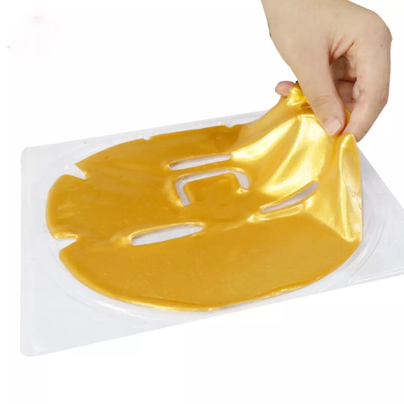24K Gold Mask Factory - OEM 2023 New Hydrogel Collagen Crystal Vitamin C