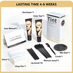 Hybrid Eyebrow Dye Manufacturer - Private Label Natural Color Long-lasting Tint Kit
