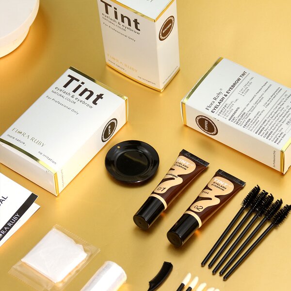 Hybrid Eyebrow Dye Manufacturer - Private Label Natural Color Long-lasting Tint Kit