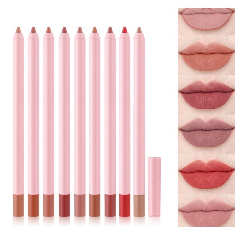 Lip Liner Pencil Factory - Matte 12 Colors Waterproof Herbal