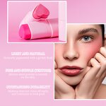 Matte Cream Blush Manufacturer - Custom Logo Heart Shaped