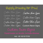 LED Signs Manufacturer - Custom Split Neon Designing Service