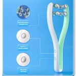 面部瘦身仪生产商-代工Y型电动微电流EMS V型滚轮