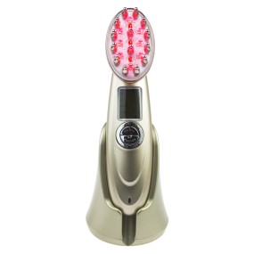 Hair Growth Comb Manufacturer - OEM Electric Head Oil Brush EMS LED Red Light Microcurrent
