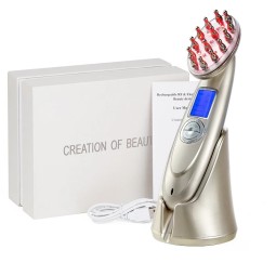 Laser Hair Growth Products Factory - OEM Red Light Therapy Anti Loss Vibration Scalp Massager