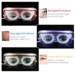 LED Eyes Mask Factory - OEM 3 Colors SPA Photon Rejuvenation Warm Massage Wrinkle