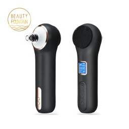 电动按摩面部刷生产商-代工最新4合1USB充电多功能旋转