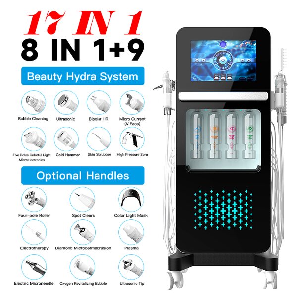 Hydra Microderma Brasion Machine Manufacturer - 2024d Newest 17 in 1 Hydro Aqua Peel Face