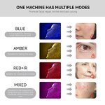LED Facial Mask Manufacturer - 4 Colors Light Infrared Red Light Photon Therapy Home Use