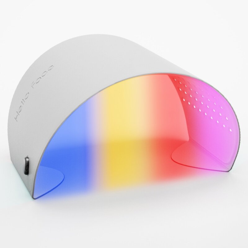 LED Beauty Face Mask Manufacturer - 4 Colors Salon Home Facial Neck Skin Tighten Rejuvenation