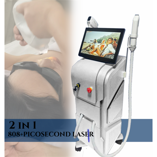 2 in 1 Laser Machine Factory - G 755nm 808nm 1064nm 1800W Painless Hair Removal