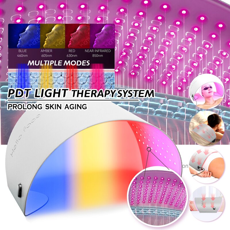 Face Body LED Treatment Device Manufacturer - 460nm 605nm 630nm 850nm Near Infrared Multiple